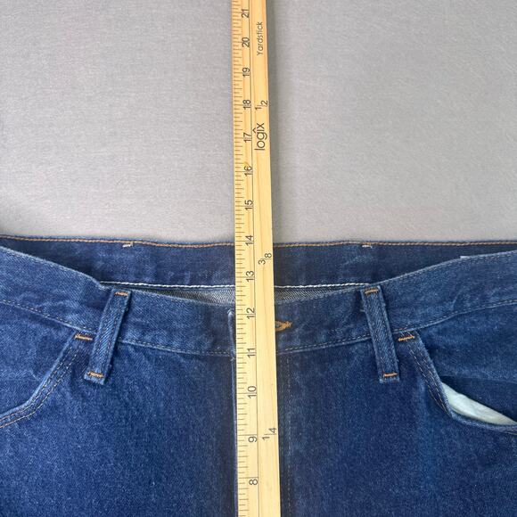 Rustler Straight Jeans Womens 38X30 High Rise Medium Wash Ankle Denim 37621PW - Picture 13 of 16